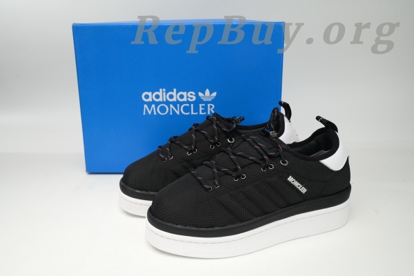 Moncler x Adidas Originals Campus Black White IG7868 - 图片 13