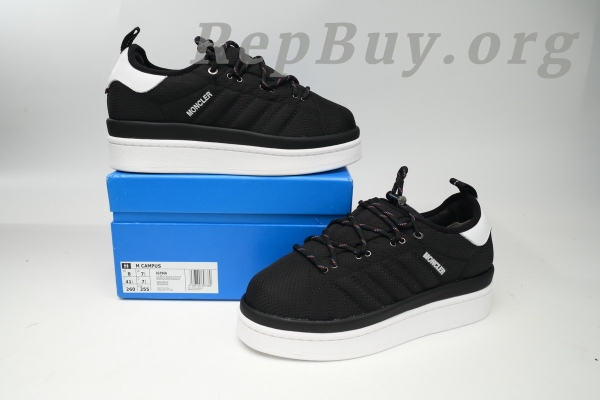 Moncler x Adidas Originals Campus Black White IG7868 - 图片 14