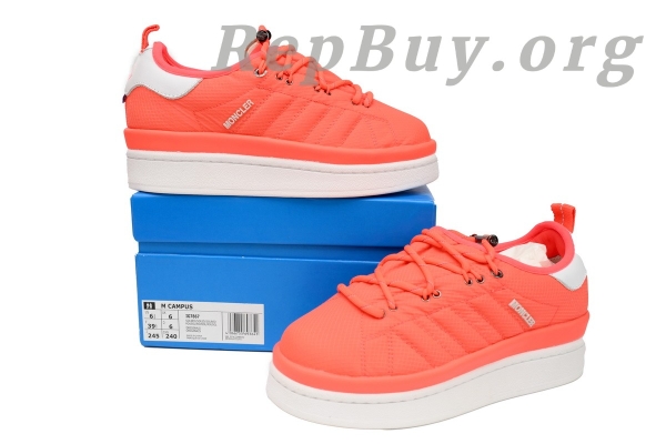 Moncler x Adidas Originals Campus Orange IG7867 - 图片 12
