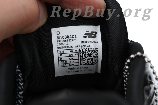 New Balance 1000 Aime Leon Dore Black M1000AD1 - 图片 6