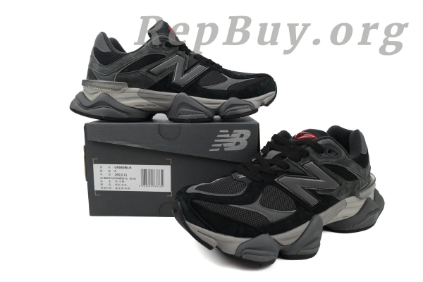 New Balance 9060 Black Castlerock Grey U9060BLK - 图片 10