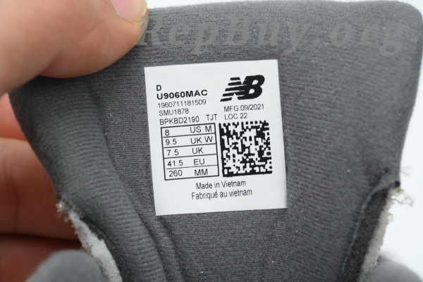 New Balance 9060 Sea Salt U9060MAC - 图片 8