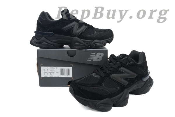 New Balance 9060 Triple Black U9060BPM - 图片 12