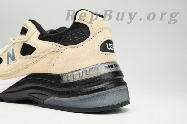 New Balance 992 Beige Black M992NB - 图片 5