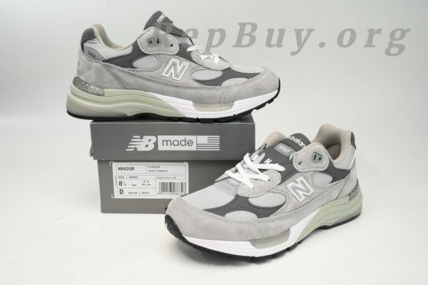 New Balance 992 Black And Gray M992GR - 图片 10