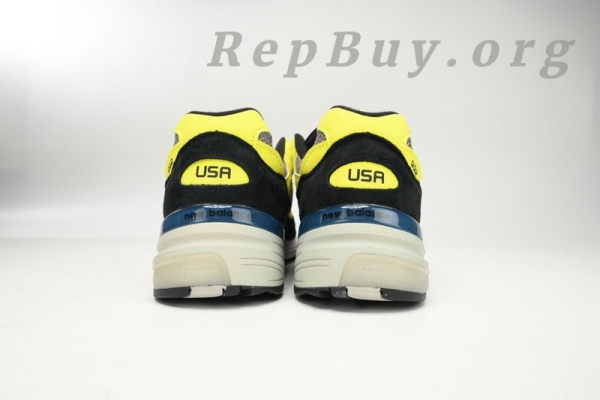 New Balance 992 Black And Yellow M992FG - 图片 3