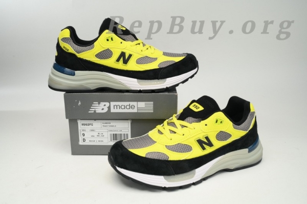 New Balance 992 Black And Yellow M992FG - 图片 12