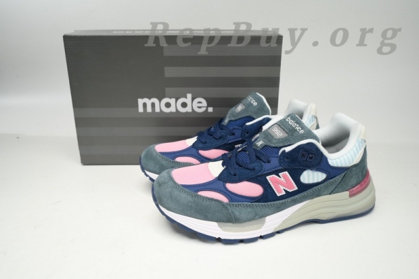New Balance 992 Blue Green Pink M992NT - 图片 13