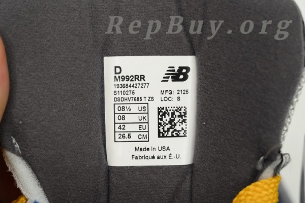 New Balance 992 Blue Grey M992RR - 图片 8