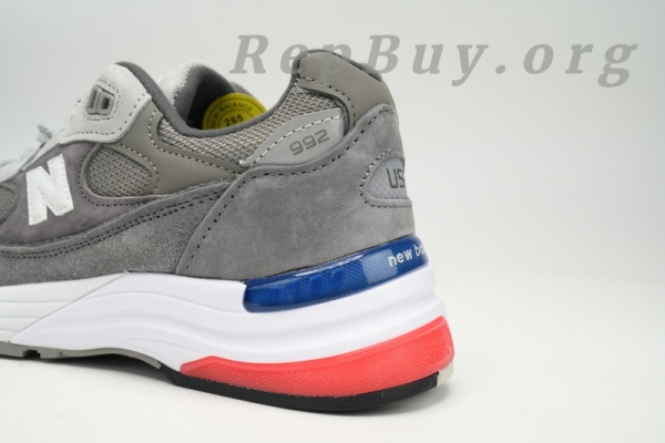 New Balance 992 Grey Blue M992AG - 图片 5