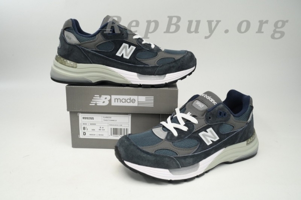 New Balance 992 Navy Blue M992GG - 图片 12