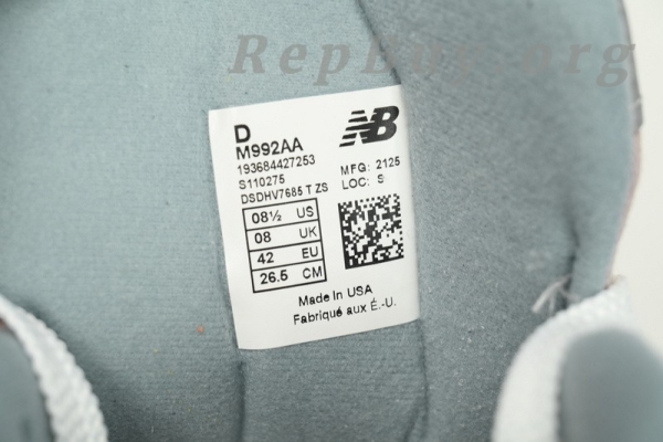 New Balance 992 Violet Purple M992AA - 图片 8