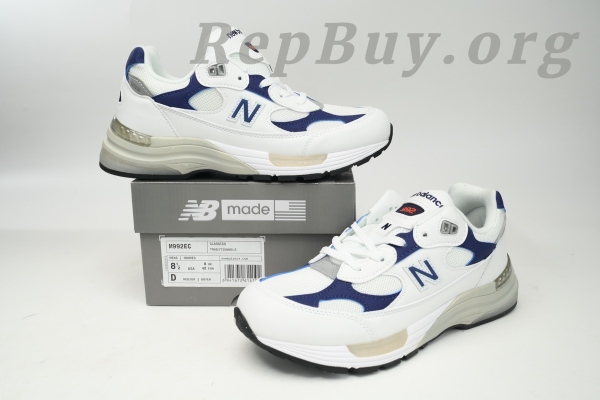 New Balance 992 White Blue M992EC - 图片 12