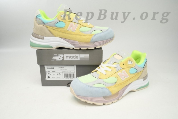 New Balance 992 Yellow Green Powder M992AB - 图片 12
