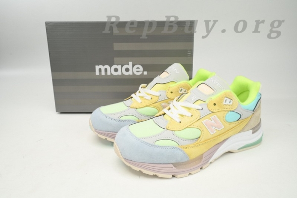 New Balance 992 Yellow Green Powder M992AB - 图片 13
