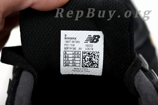 NEW BALANCE Black M1906RK - 图片 9