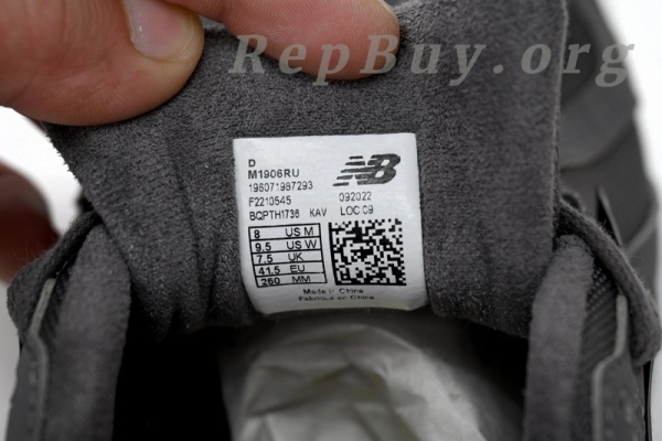 NEW BALANCE Dark Grey M1906RU - 图片 9