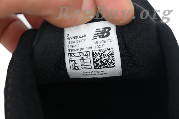 New Balance Fresh Foam X Vongo V6 Black White MVNGOLK6 - 图片 6