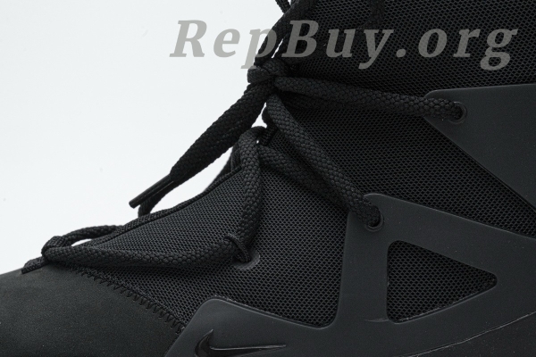 Top Version Nike Air Fear of  God 1 Triple Black AR4237-005 - Image 20