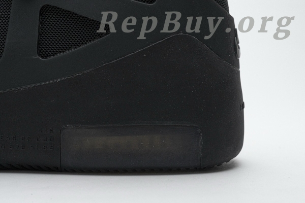 Top Version Nike Air Fear of  God 1 Triple Black AR4237-005 - Image 21