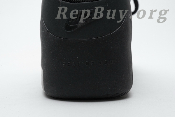 Top Version Nike Air Fear of  God 1 Triple Black AR4237-005 - Image 23
