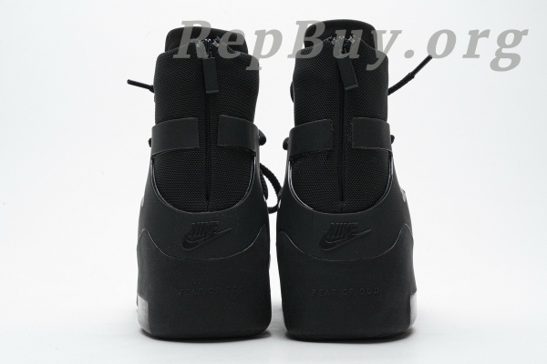 Top Version Nike Air Fear of  God 1 Triple Black AR4237-005 - Image 26
