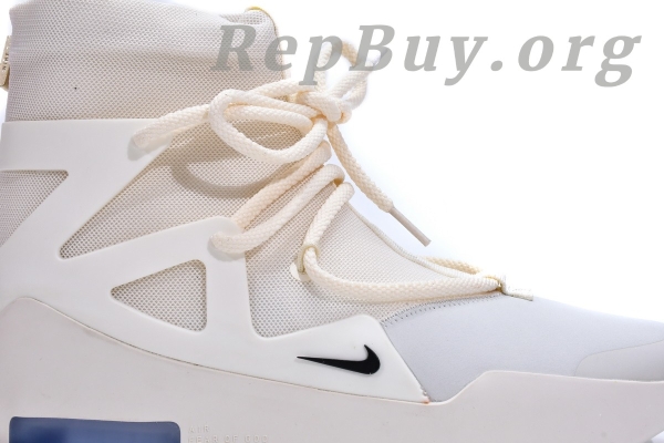 Top Version Nike Air Fear Of God 1 Sail Black AR4237-100 - 图片 11