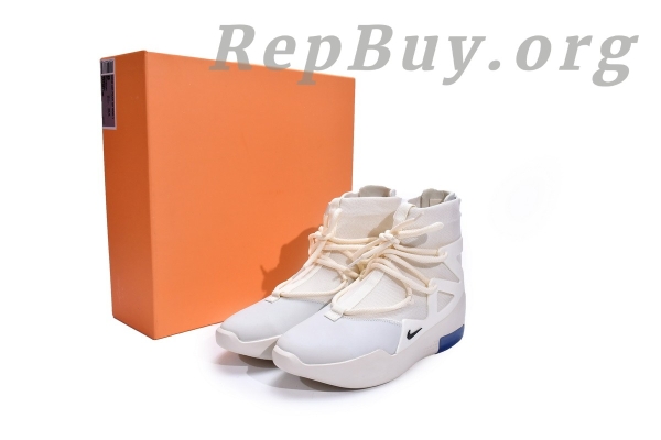 Top Version Nike Air Fear Of God 1 Sail Black AR4237-100 - 图片 23