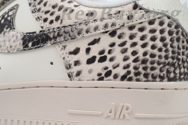 Top Version Nike Air Force 1 '07 Low Snake Pattern CW2288-111 - 图片 5
