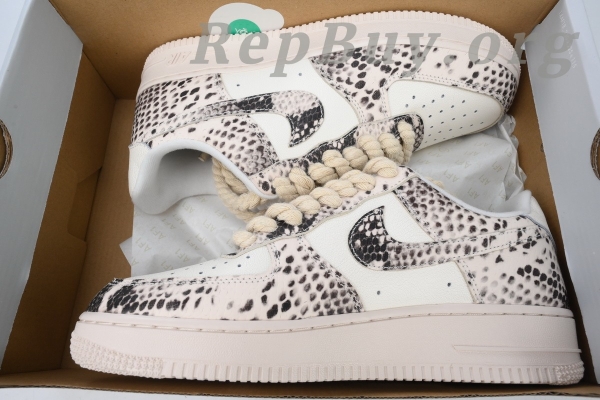 Top Version Nike Air Force 1 '07 Low Snake Pattern CW2288-111 - 图片 12