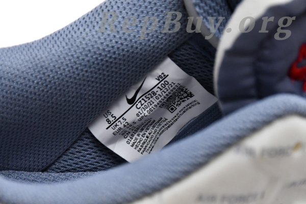 Top Version Nike Air Force 1 Experimental USPS Postal Ghost CZ1528-100 - 图片 17