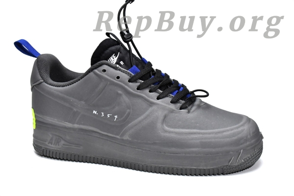 Top Version Nike Air Force 1 Experimental Black CV1754-001 - 图片 4