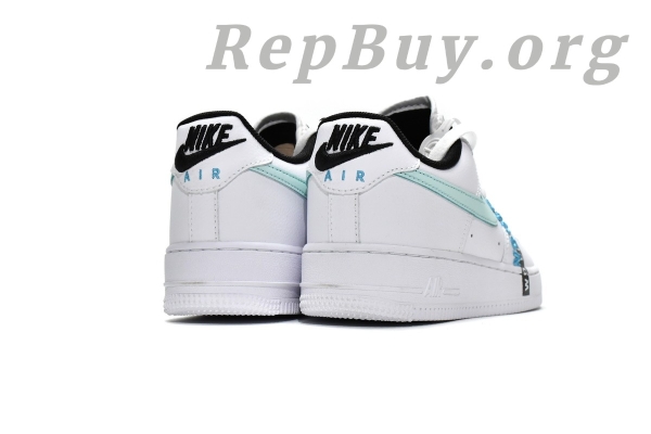 Top Version Nike Air Force 1 Low '07 LV8 Worldwide Pack White Blue Fury CK6924-100 - Image 6