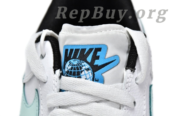 Top Version Nike Air Force 1 Low '07 LV8 Worldwide Pack White Blue Fury CK6924-100 - Image 12
