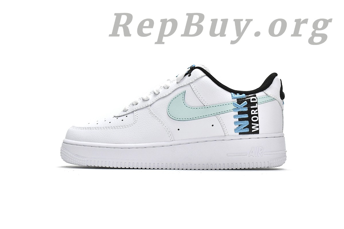 Best Top Version Nike Air Force 1 Low '07 LV8 Worldwide Pack White Blue Fury CK6924-100 Replica