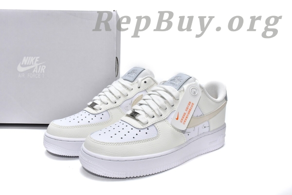 Top Version Nike Air Force 1 Low '07 Mini Checks Sail Pure Platinum (W) DR7857-100 - Image 34