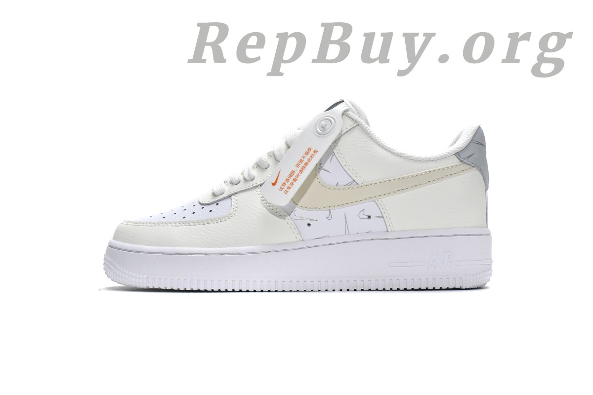 Best Top Version Nike Air Force 1 Low '07 Mini Checks Sail Pure Platinum (W) DR7857-100 Replica