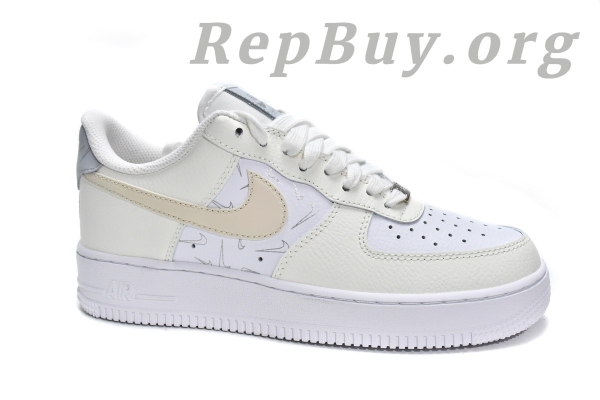 Top Version Nike Air Force 1 Low '07 Mini Checks Sail Pure Platinum (W) DR7857-100 - Image 4