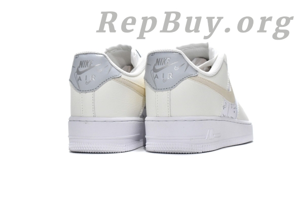 Top Version Nike Air Force 1 Low '07 Mini Checks Sail Pure Platinum (W) DR7857-100 - Image 6