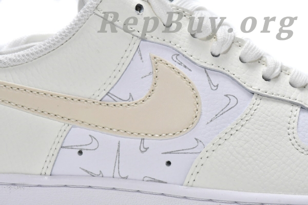 Top Version Nike Air Force 1 Low '07 Mini Checks Sail Pure Platinum (W) DR7857-100 - Image 8