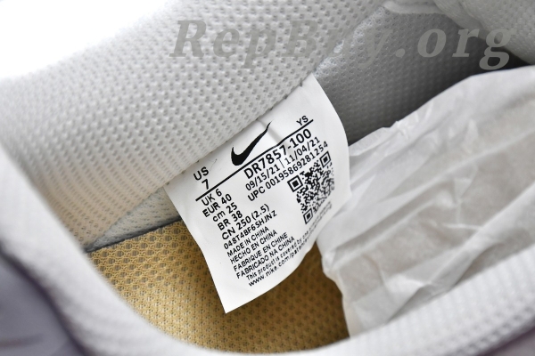 Top Version Nike Air Force 1 Low '07 Mini Checks Sail Pure Platinum (W) DR7857-100 - Image 17
