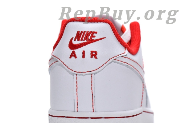 Top Version Nike Air Force 1 Low '07 White University Red CV1724-100 - Image 7