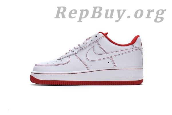 Top Version Nike Air Force 1 Low '07 White University Red CV1724-100