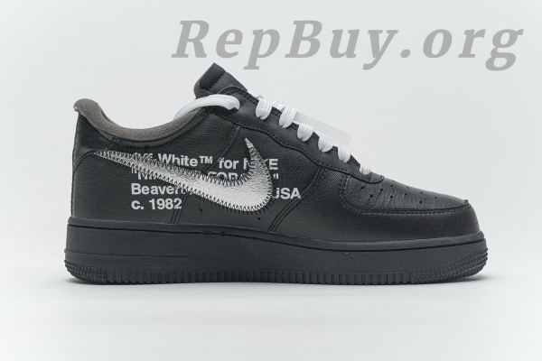 Top Version Nike Air Force 1 Low '07Virgil x MoMA (No Socks) AV5210-001 - Image 3