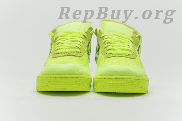 Top Version Nike Air Force 1 Low Off-White Volt AO4606-700 - Image 5