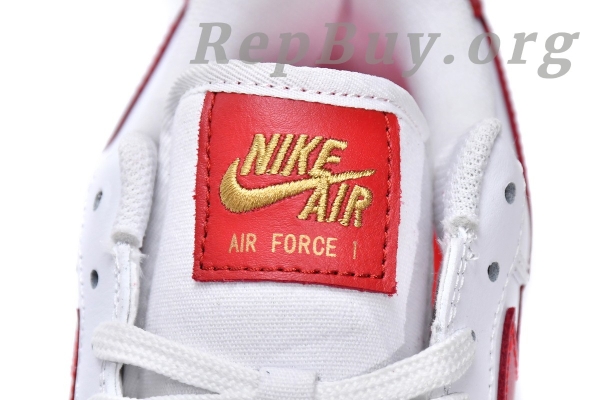 Top Version Nike Air Force 1 Low EssentialGym Red Mini Swoosh (W) CZ0270-104 - Image 15