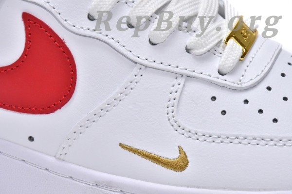 Top Version Nike Air Force 1 Low EssentialGym Red Mini Swoosh (W) CZ0270-104 - Image 14