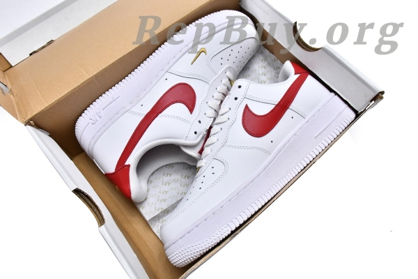 Top Version Nike Air Force 1 Low EssentialGym Red Mini Swoosh (W) CZ0270-104 - Image 18