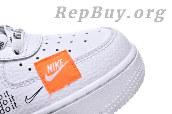 Top Version Nike Air Force 1 Low Just Do It Pack White/Black AR7719-100 - Image 9