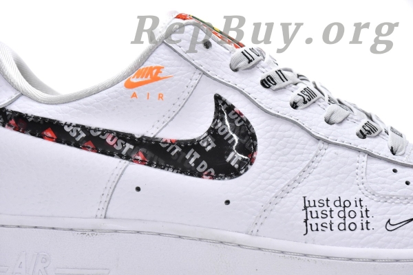 Top Version Nike Air Force 1 Low Just Do It Pack White/Black AR7719-100 - Image 8